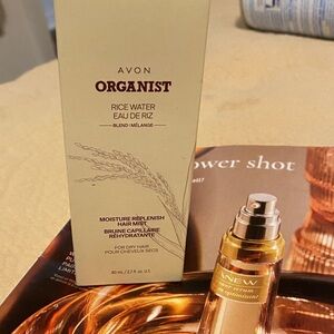 Avon Organist Rice Water Hair Mist – Beige Cream Bottle